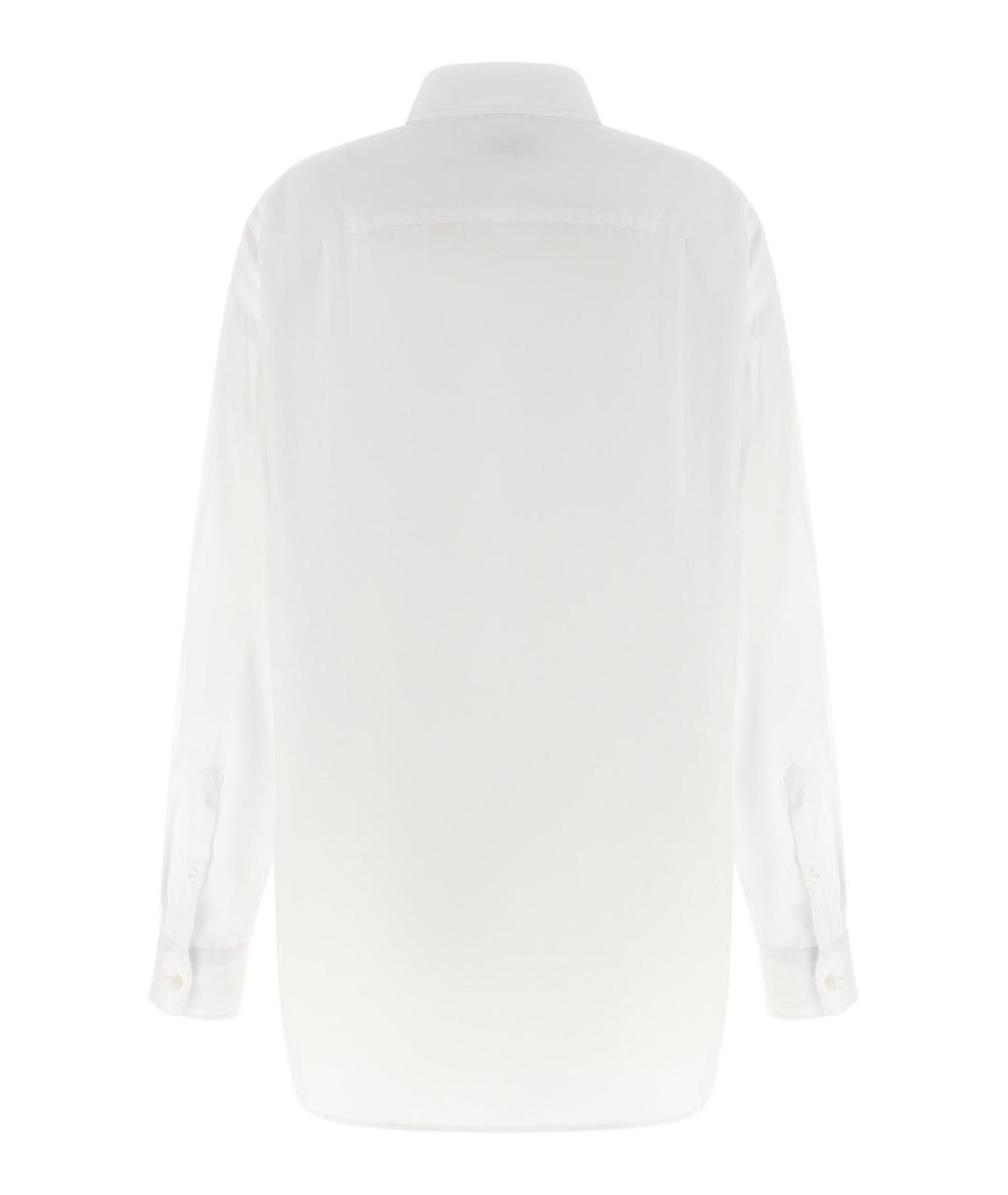 DRIES VAN NOTEN Белая хлопковая рубашка, фото 2