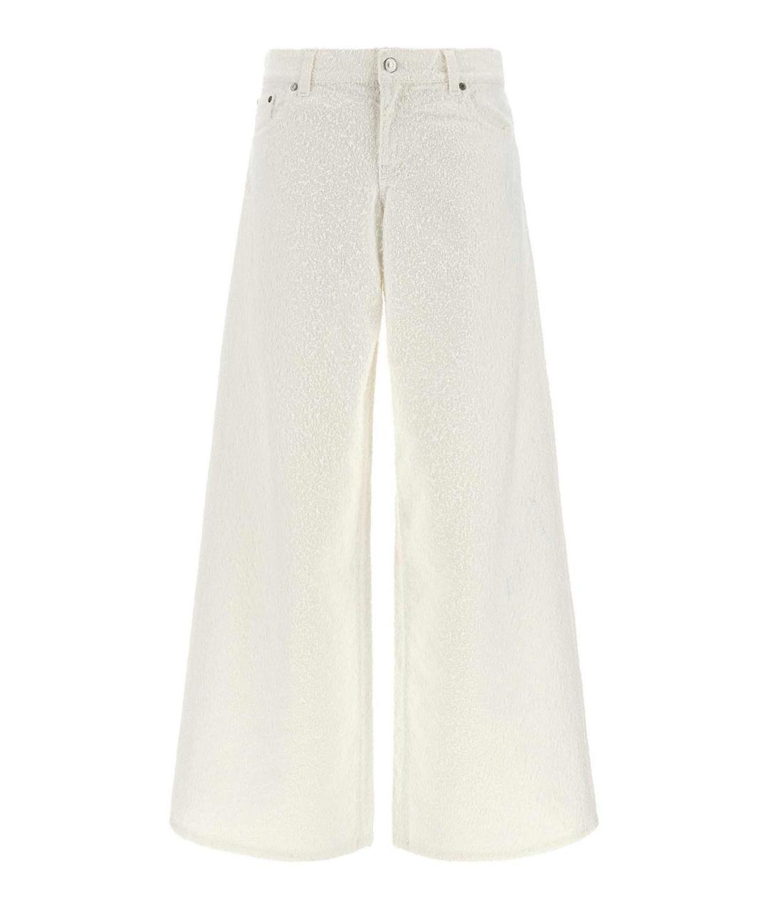 STELLA MCCARTNEY Белые хлопковые прямые джинсы, фото 1
