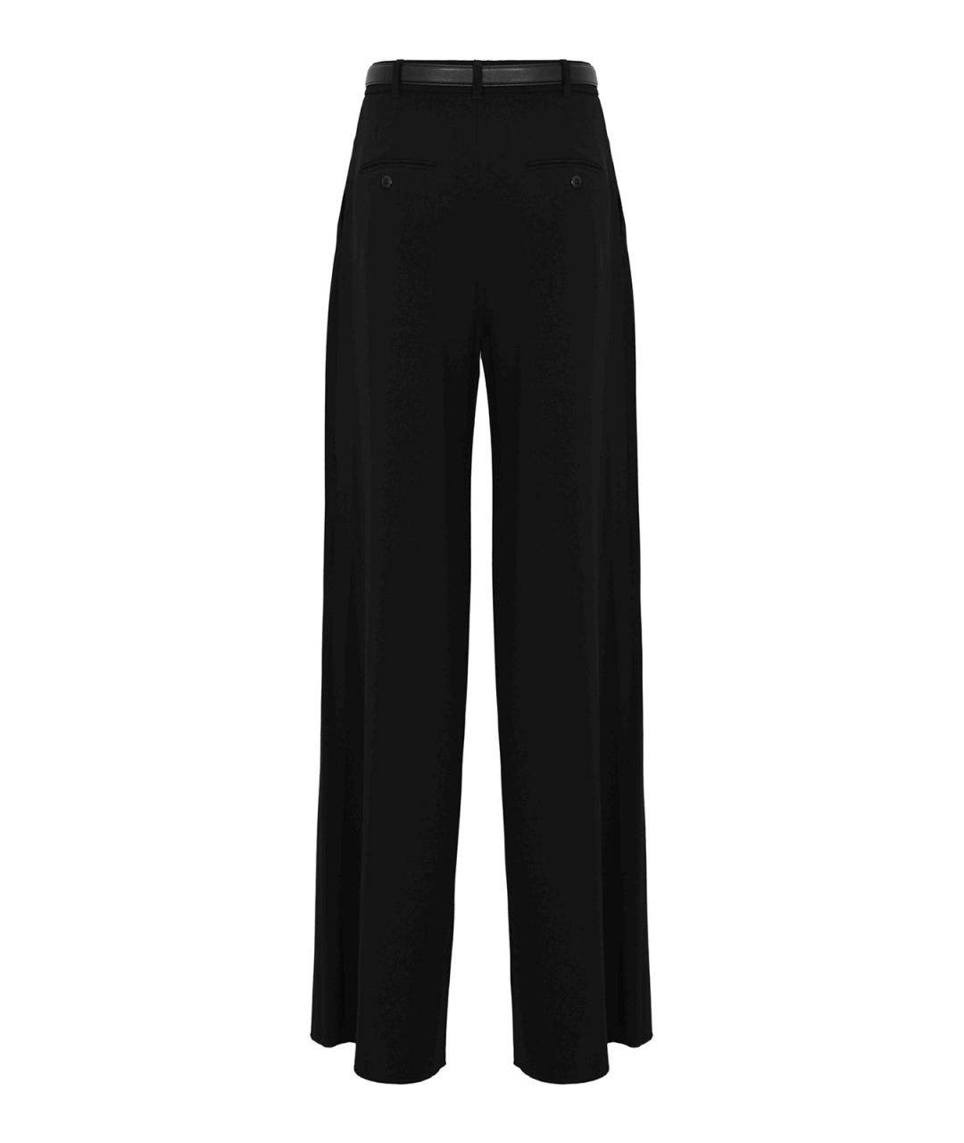 MAX MARA STUDIO Черные брюки широкие, фото 2