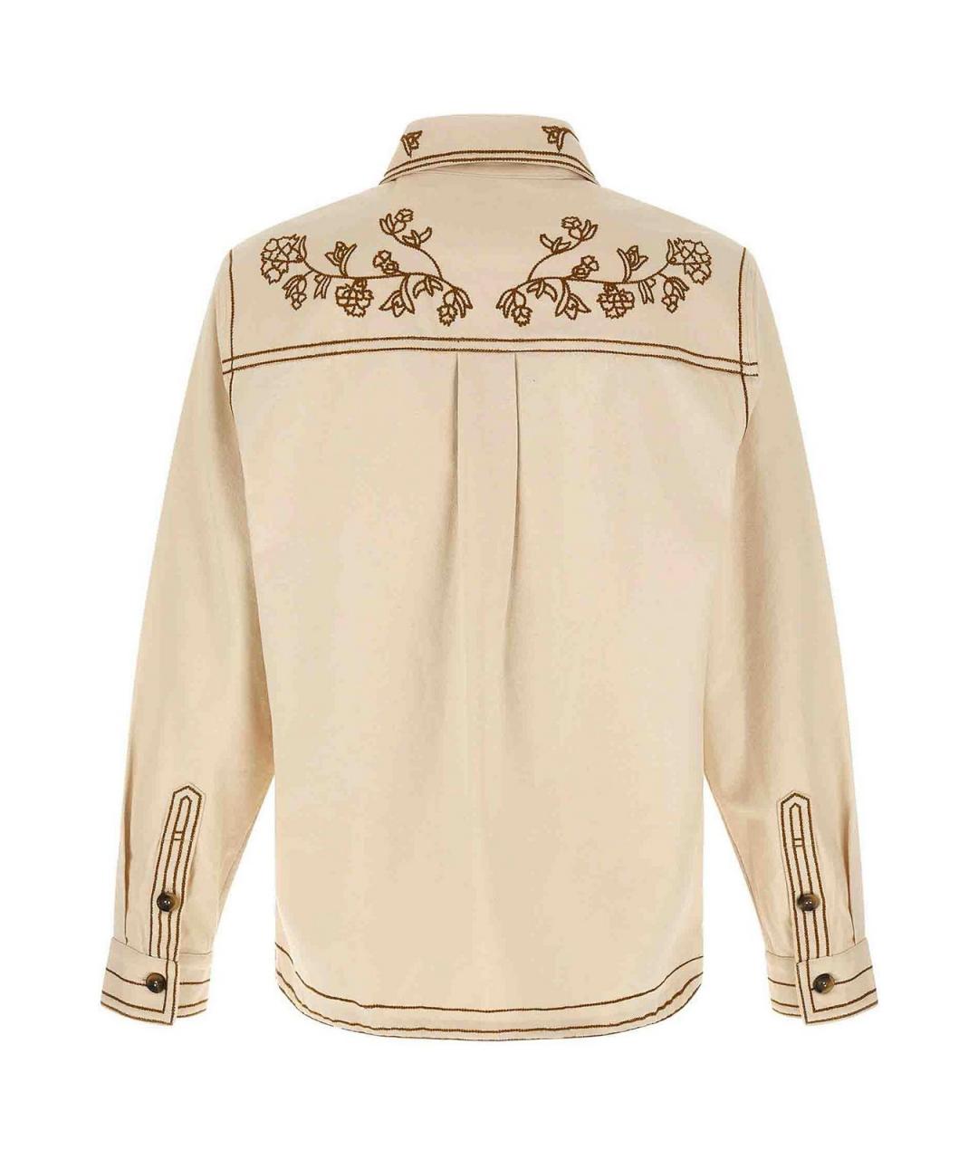 ISABEL MARANT Бежевая хлопковая куртка, фото 2