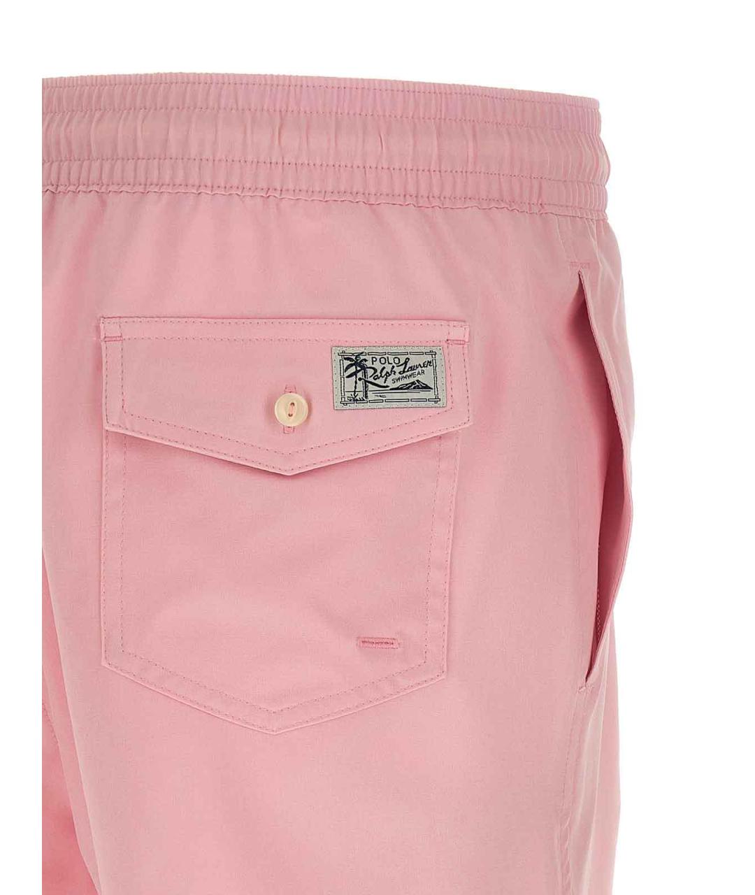 POLO RALPH LAUREN Бежевые полиэстеровые плавки, фото 4