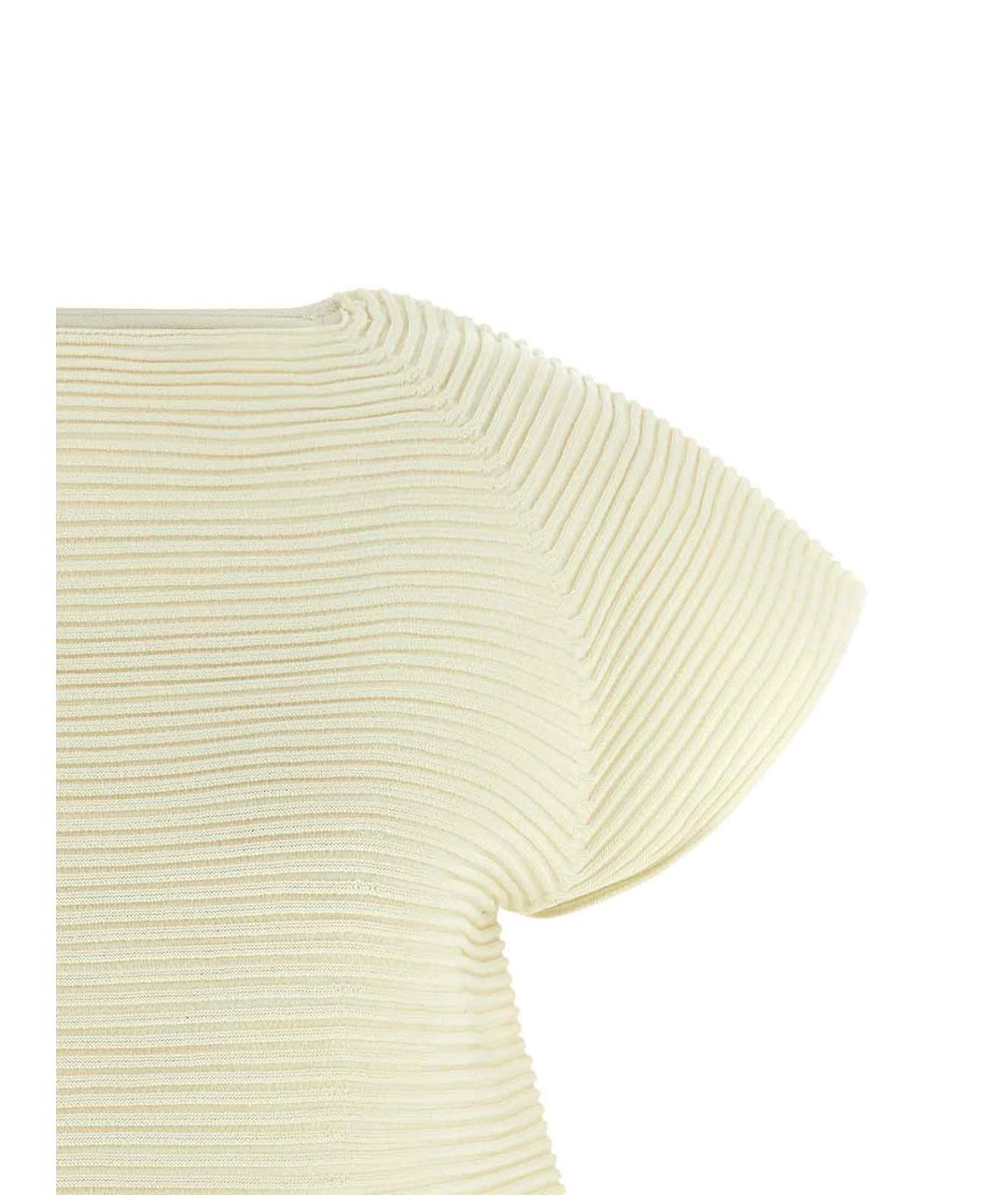 ISSEY MIYAKE Бежевое полиэстеровое повседневное платье, фото 3