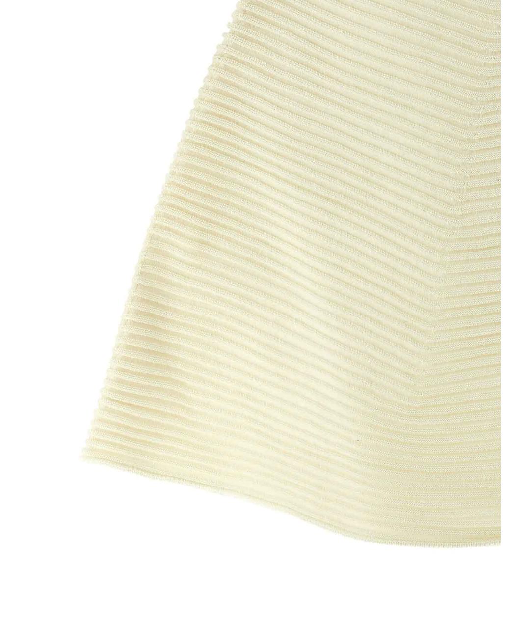 ISSEY MIYAKE Бежевое полиэстеровое повседневное платье, фото 4