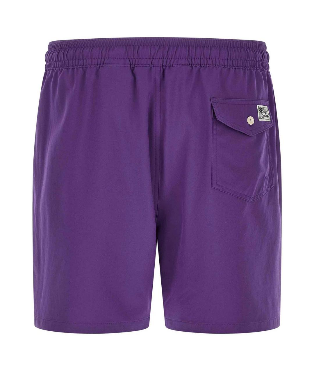 POLO RALPH LAUREN Фиолетовые полиэстеровые плавки, фото 2