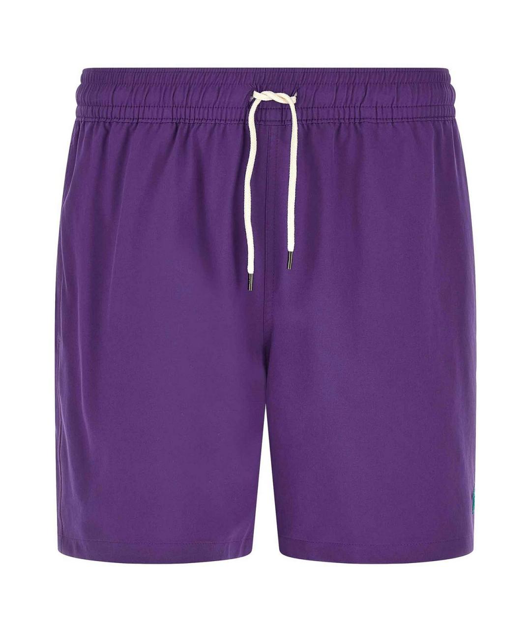 POLO RALPH LAUREN Фиолетовые полиэстеровые плавки, фото 1