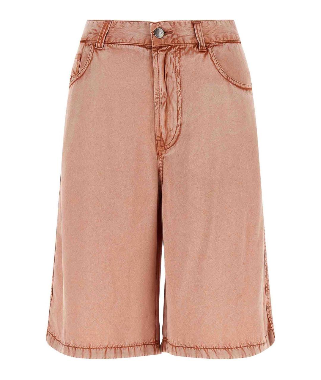 DIESEL Розовые вискозные шорты, фото 1