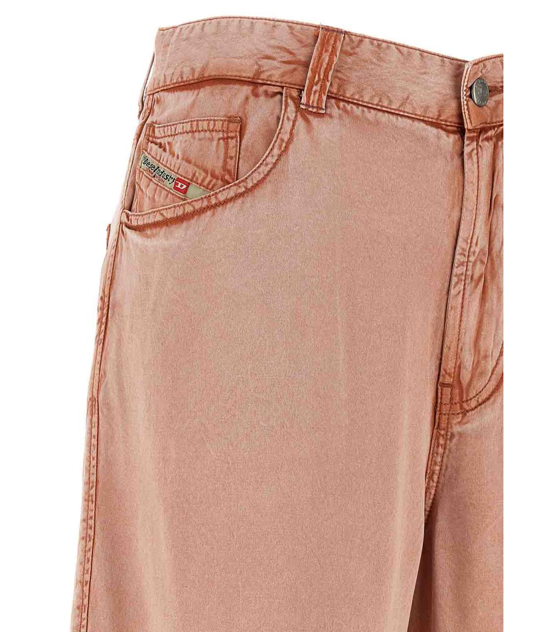 DIESEL Розовые вискозные шорты, фото 3