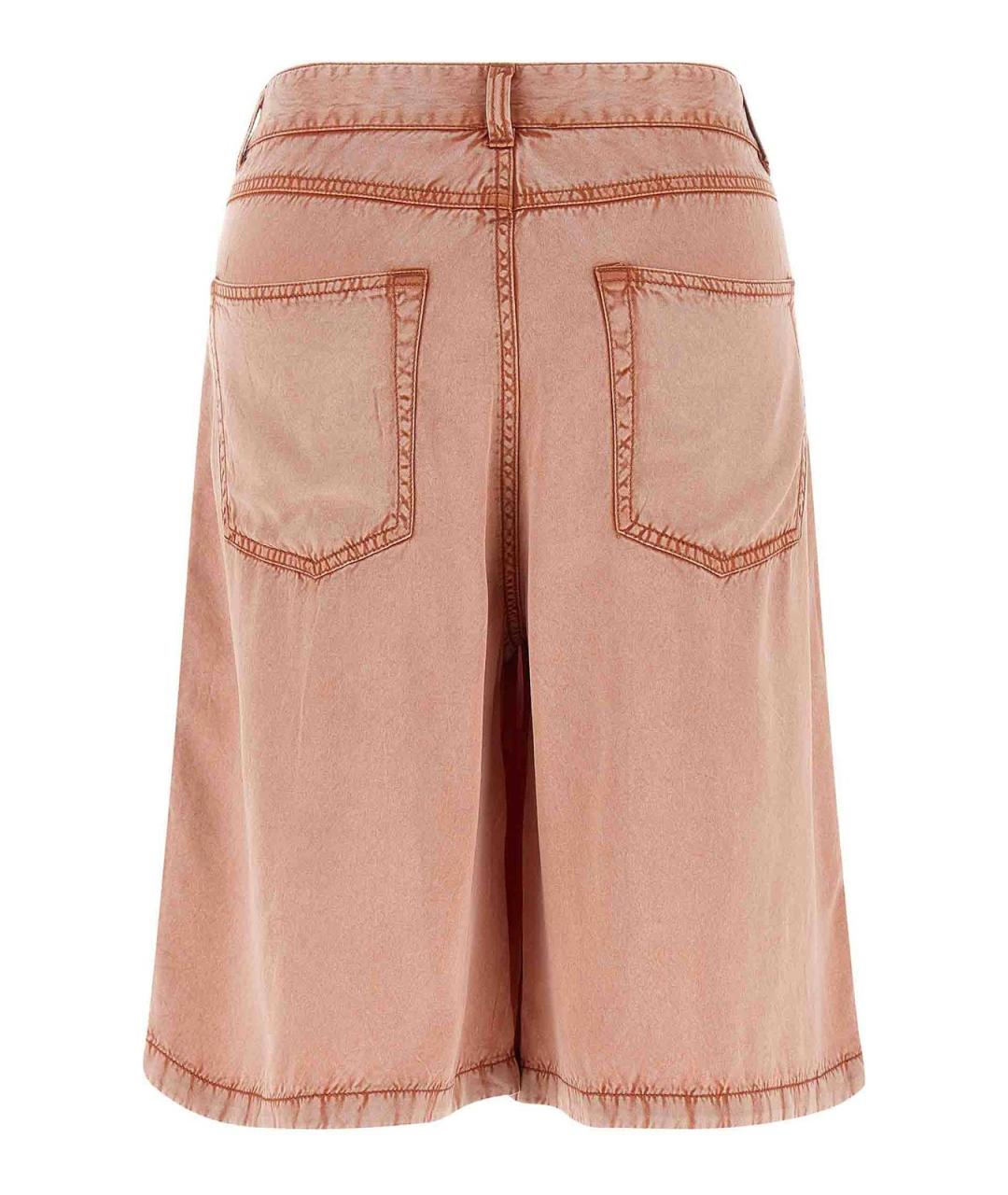 DIESEL Розовые вискозные шорты, фото 2