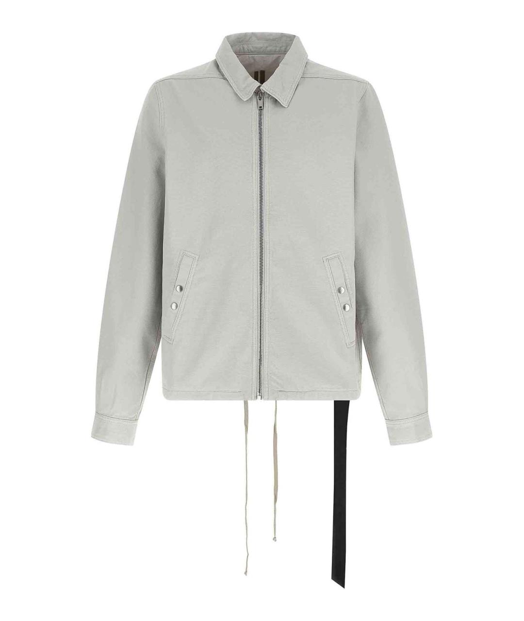RICK OWENS DRKSHDW Бежевая хлопковая кэжуал рубашка, фото 1