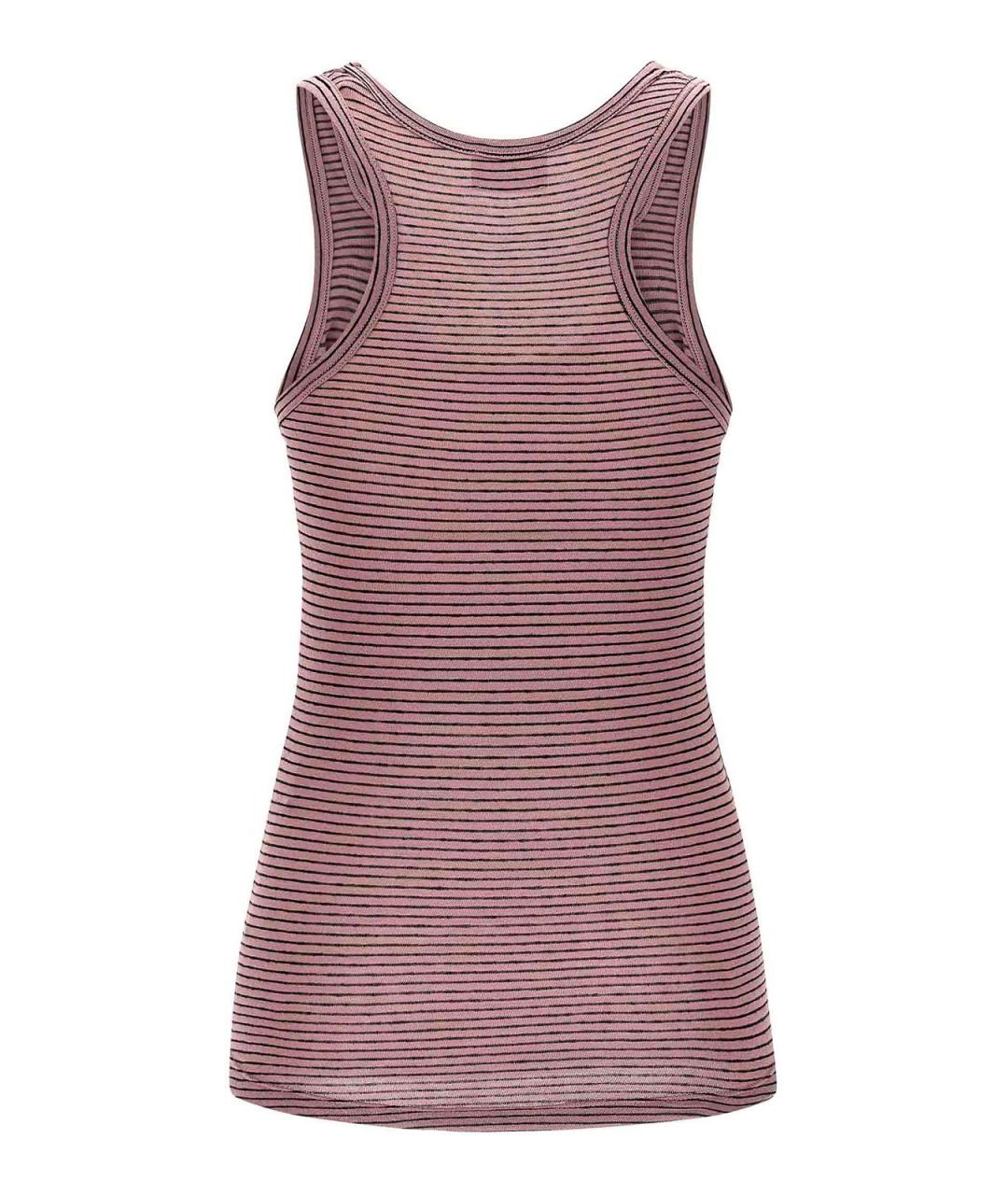 ISABEL MARANT Розовая хлопковая майка, фото 2