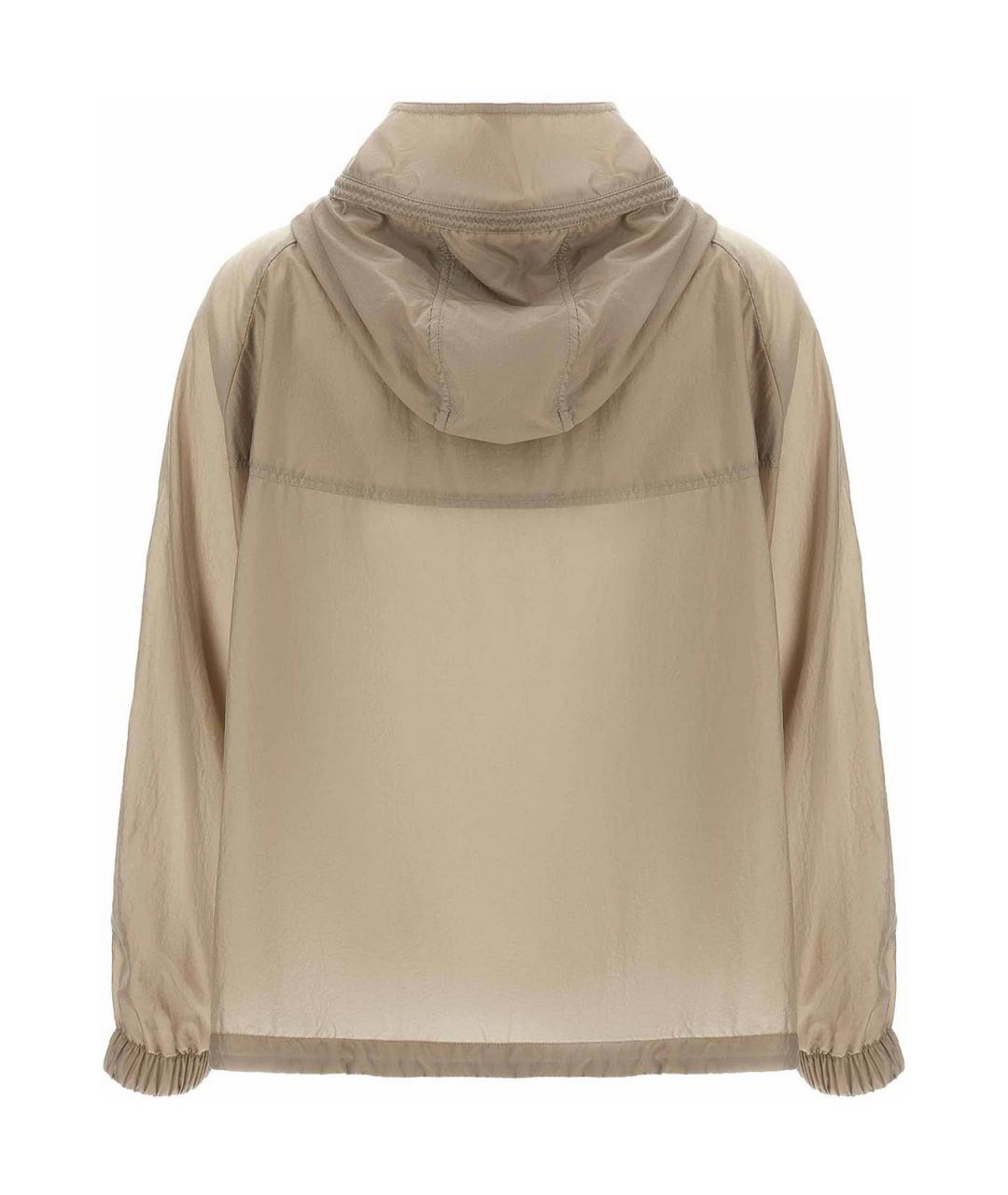 MOORER Бежевая полиэстеровая куртка, фото 2