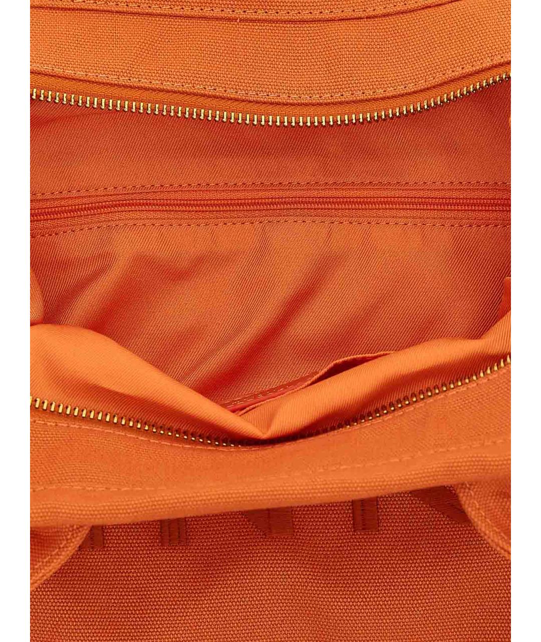 PINKO Оранжевая тканевая сумка тоут, фото 4