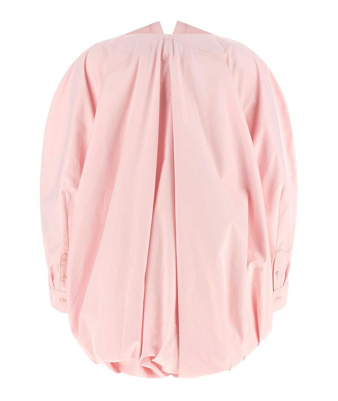 JACQUEMUS Розовая хлопковая рубашка, фото 2