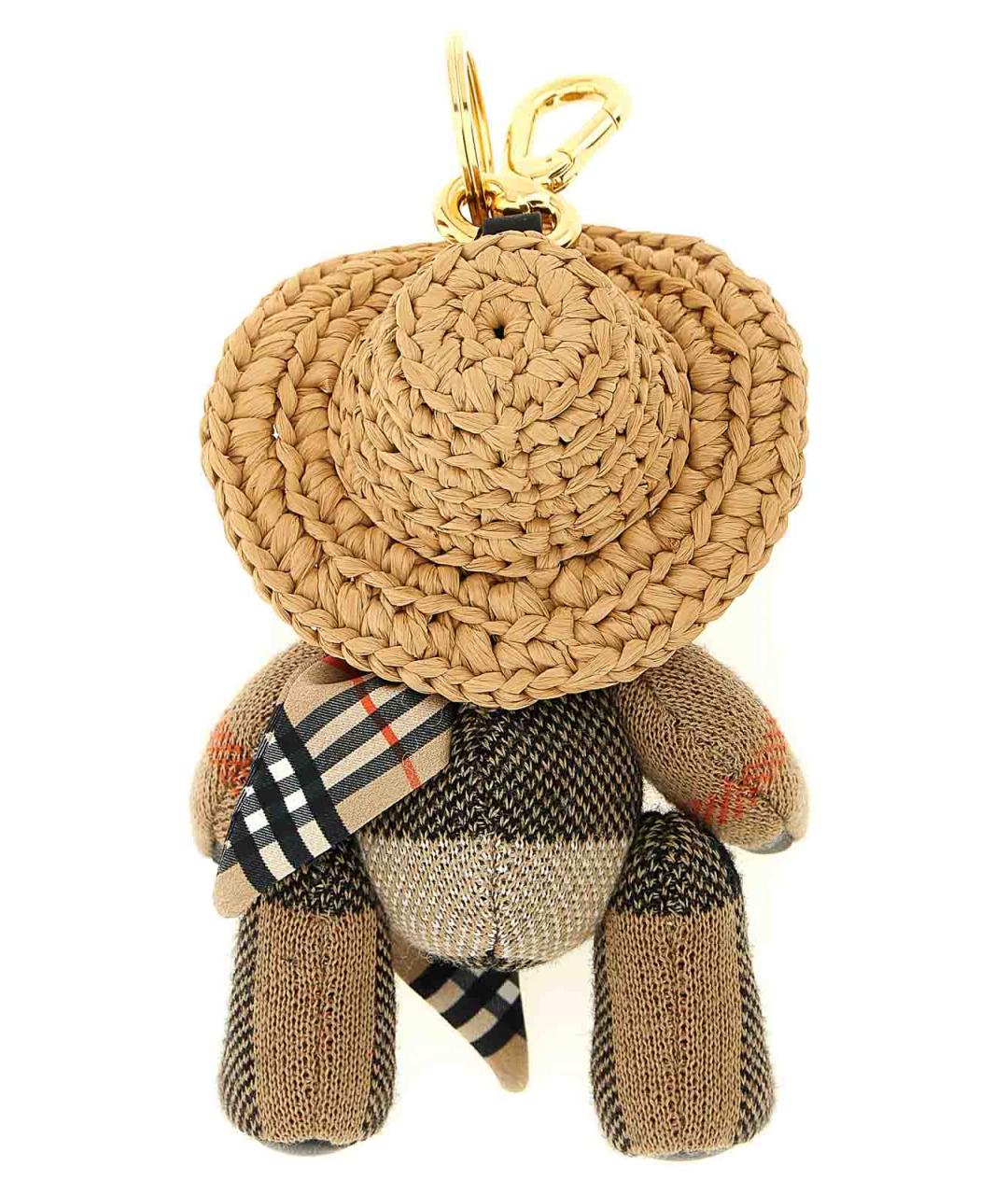 BURBERRY Бежевый брелок, фото 2