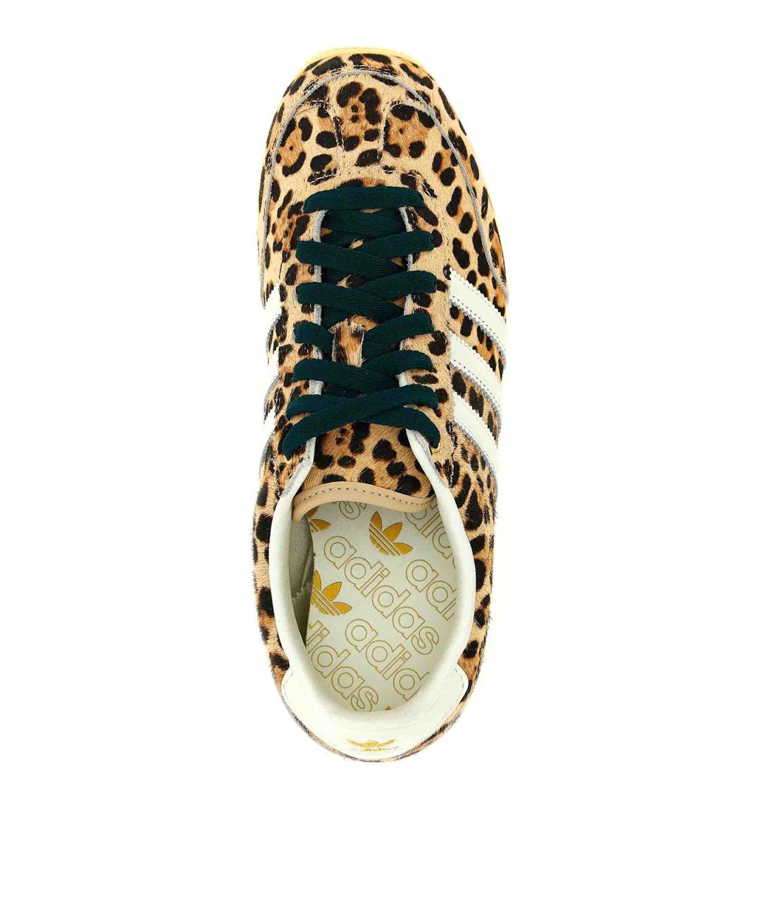 ADIDAS Бежевые кожаные кроссовки, фото 4