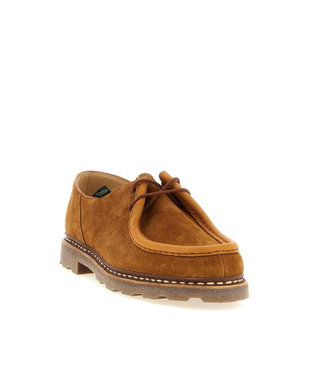 PARABOOT Коричневые замшевые туфли, фото 2