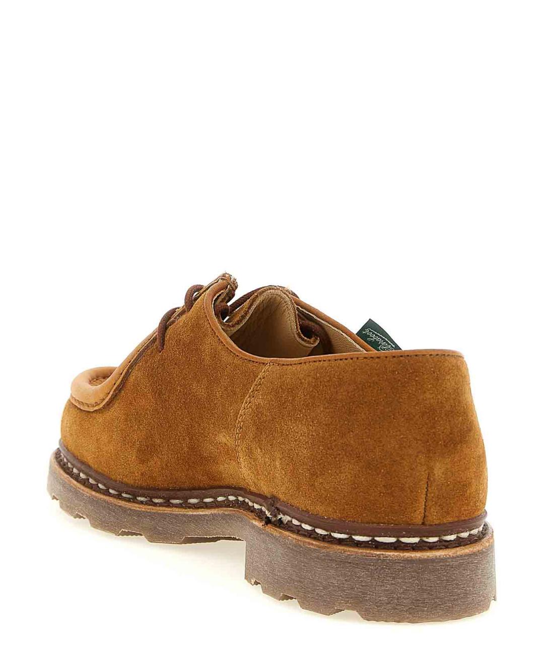 PARABOOT Коричневые замшевые туфли, фото 3