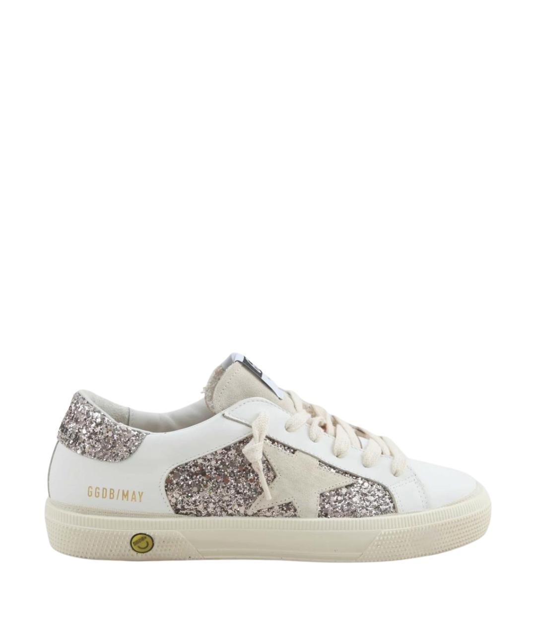 GOLDEN GOOSE Белые кожаные кеды, фото 1