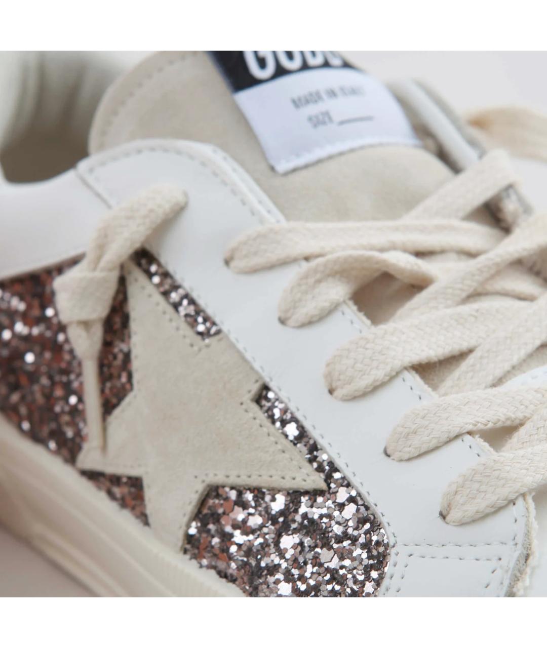 GOLDEN GOOSE Белые кожаные кеды, фото 5