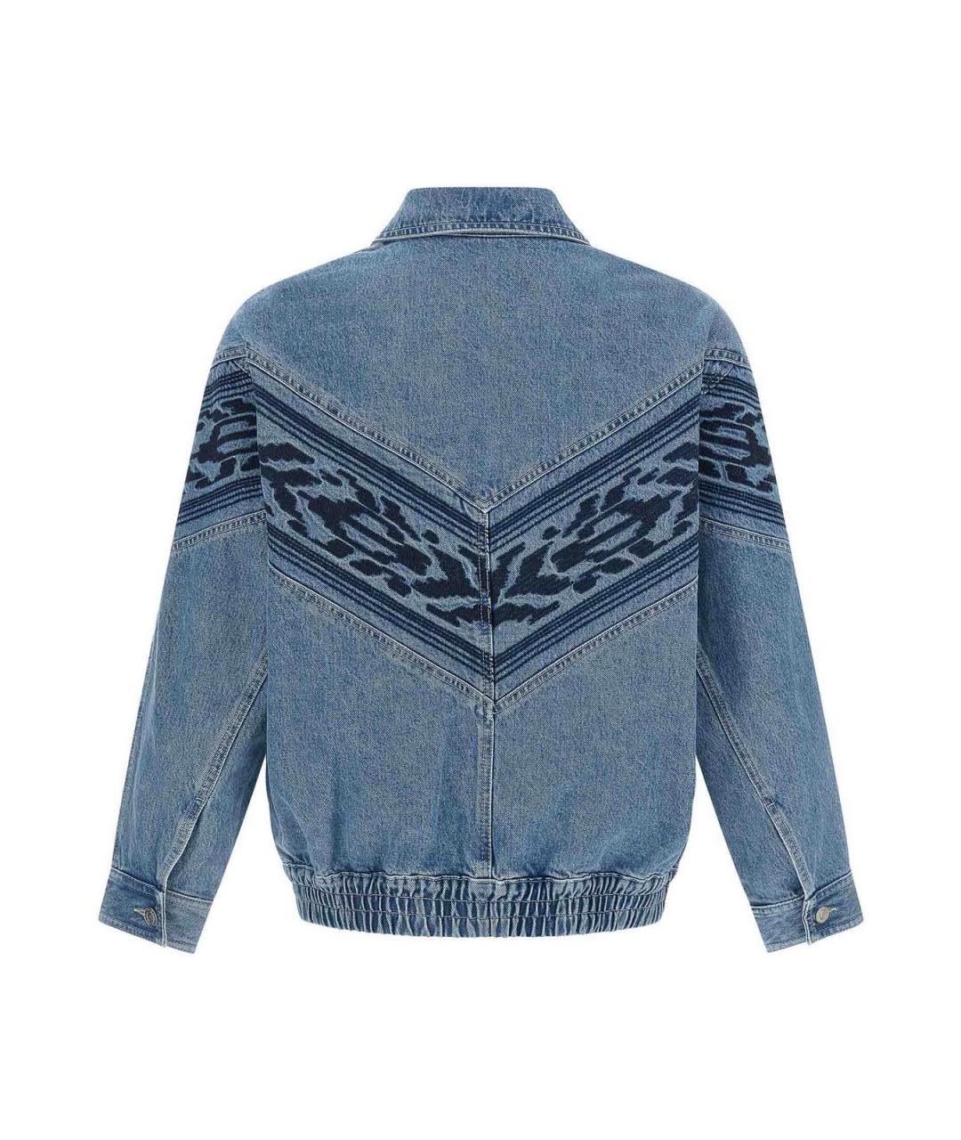 ISABEL MARANT Синяя хлопковая куртка, фото 2