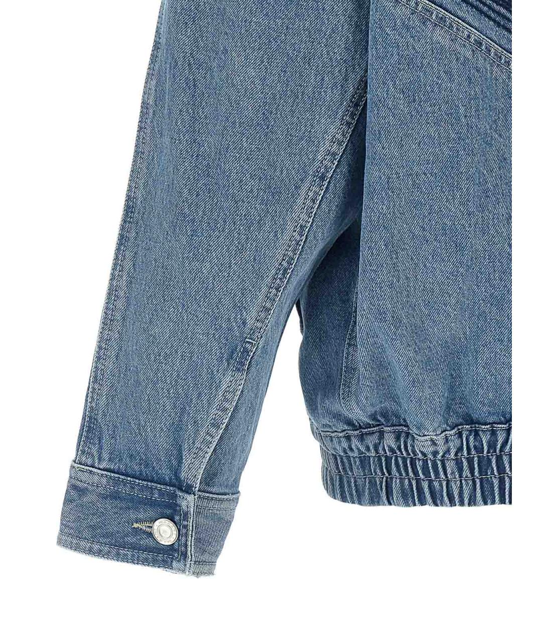 ISABEL MARANT Синяя хлопковая куртка, фото 4