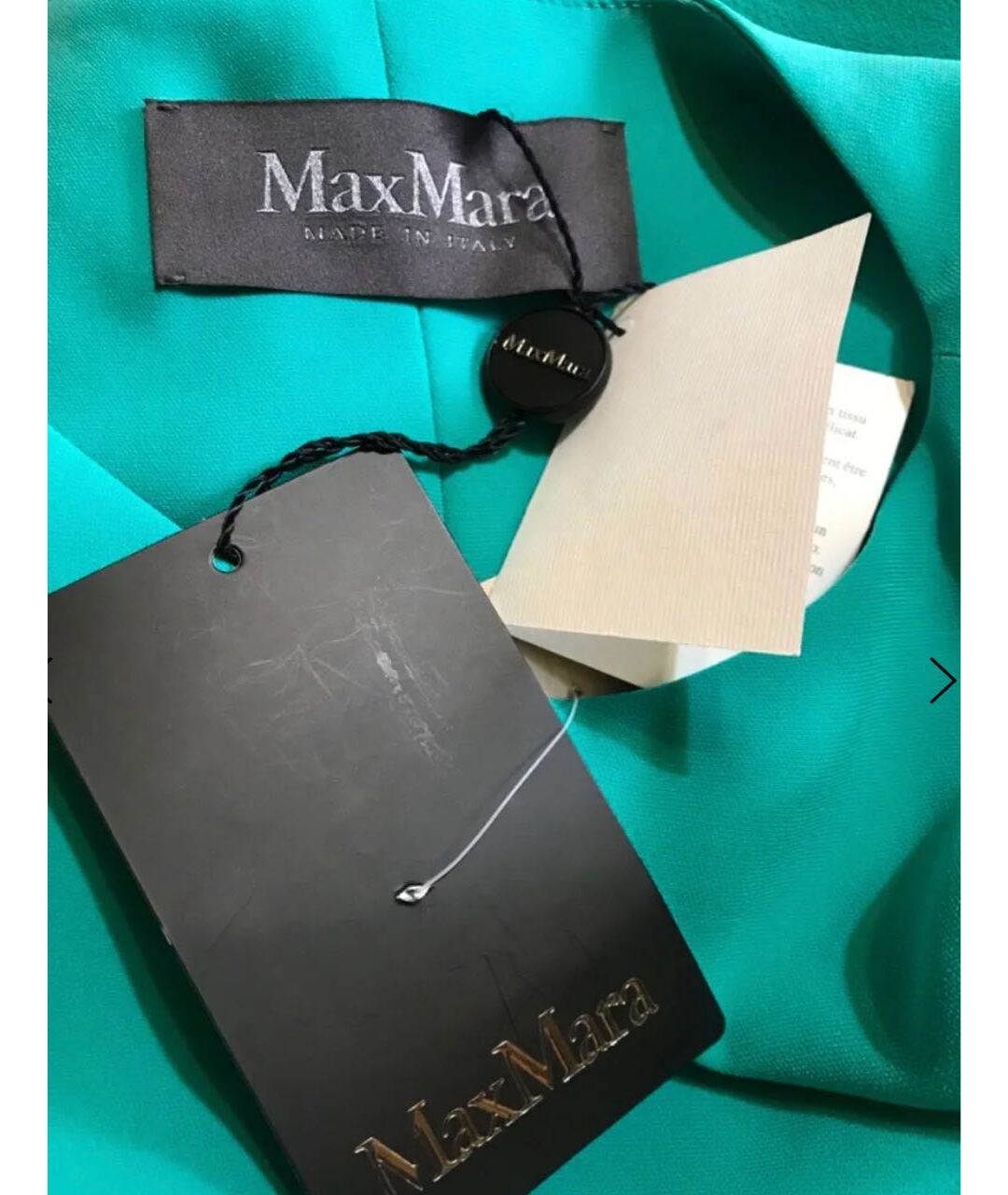 MAX MARA Зеленое вискозное повседневное платье, фото 3