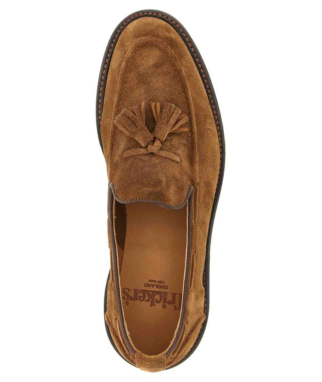 TRICKER'S Коричневые замшевые лоферы, фото 4