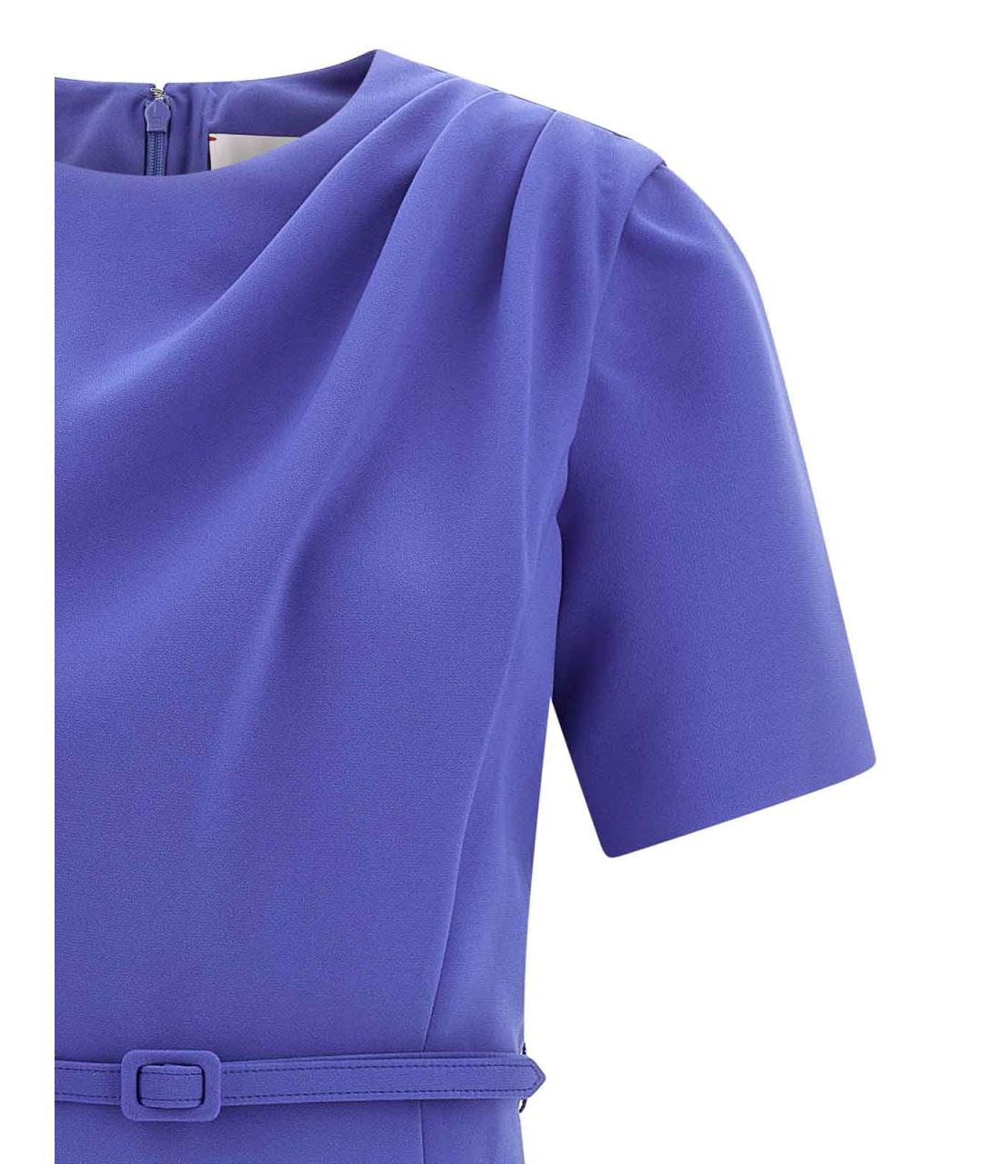 CAROLINA HERRERA Синее полиэстеровое повседневное платье, фото 3