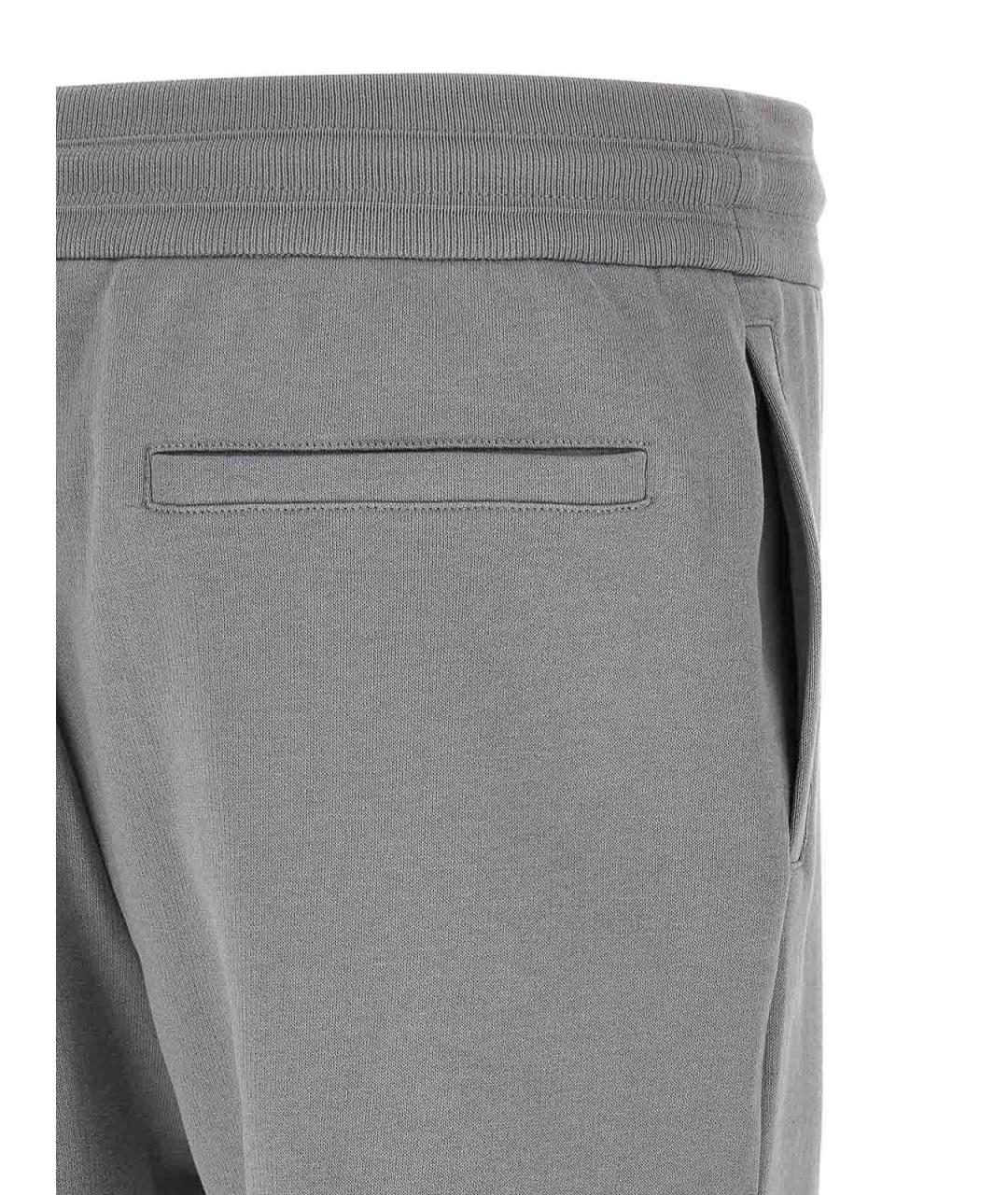 KITON Серый хлопковый спортивный костюм, фото 6