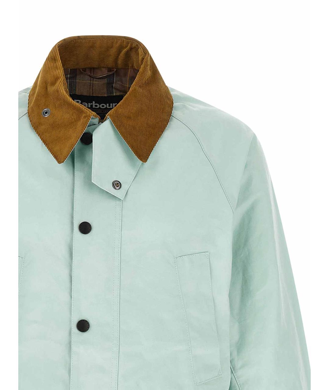 BARBOUR Голубая хлопковая кэжуал рубашка, фото 4