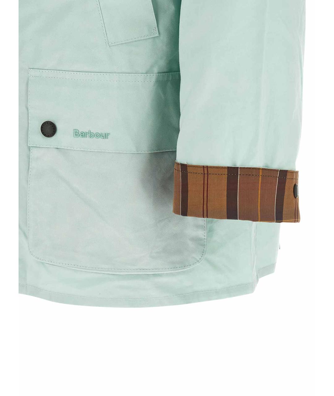 BARBOUR Голубая хлопковая кэжуал рубашка, фото 5