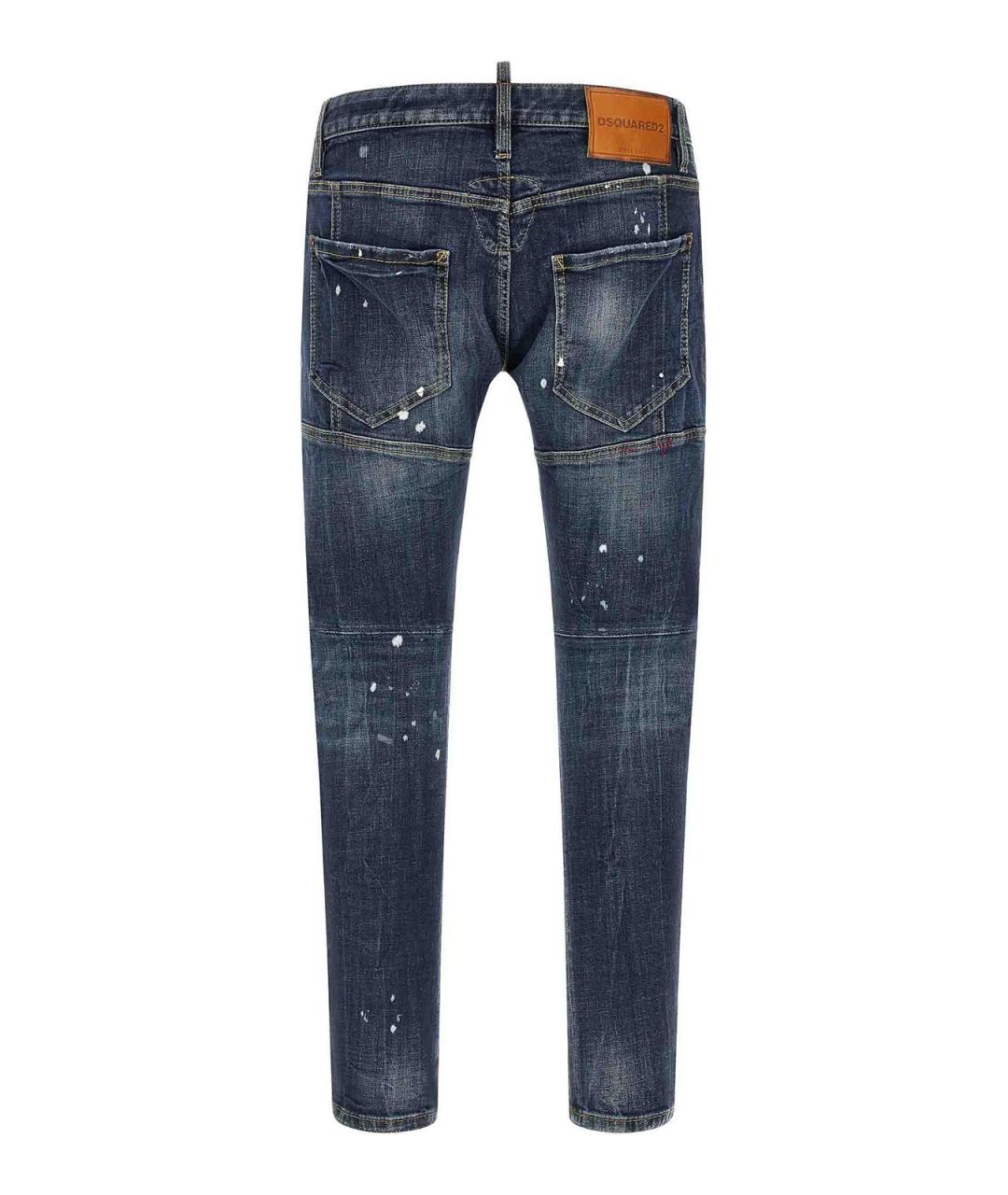 DSQUARED2 Синие хлопковые джинсы, фото 2