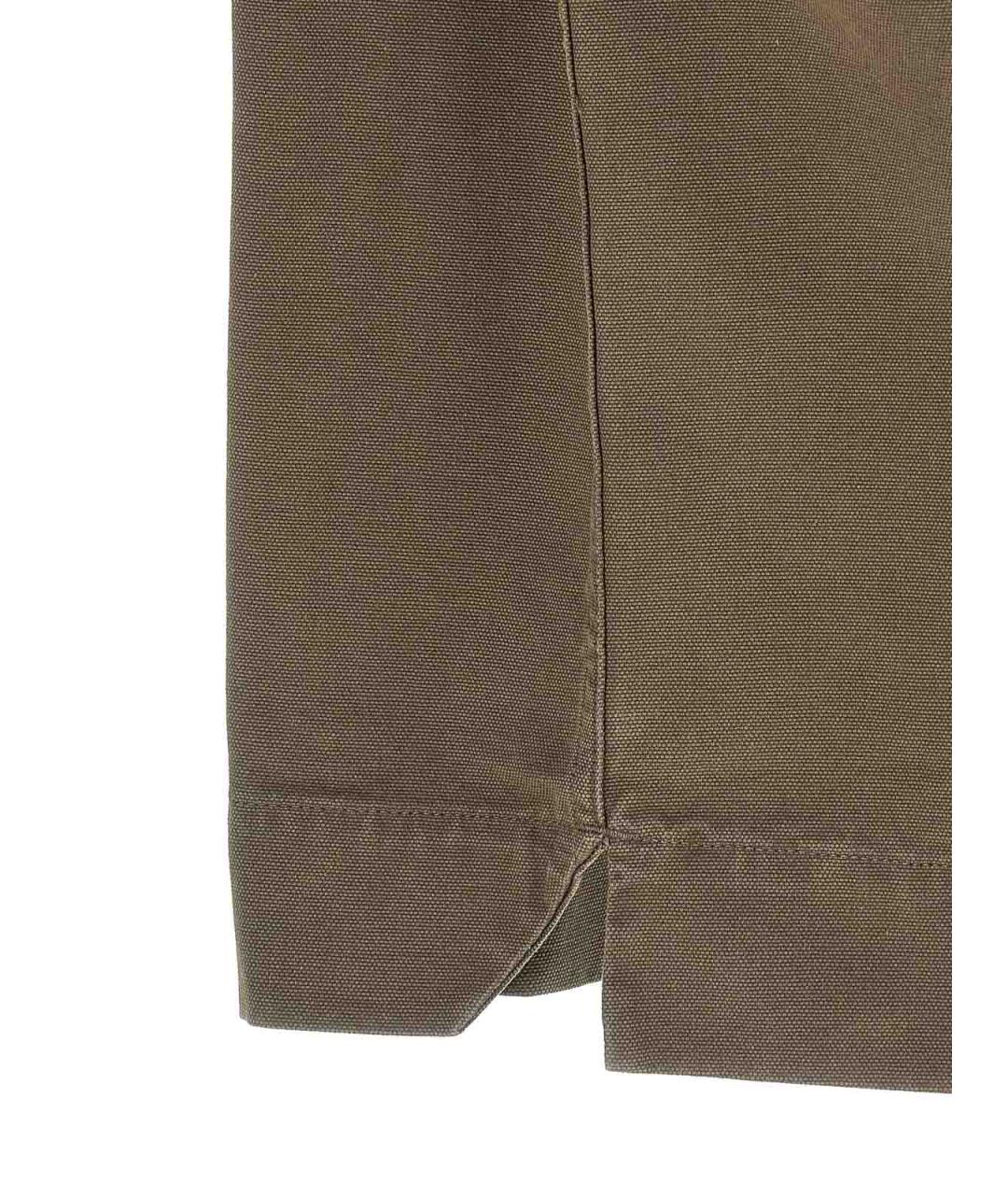 RICK OWENS DRKSHDW Серая хлопковая классическая рубашка, фото 4