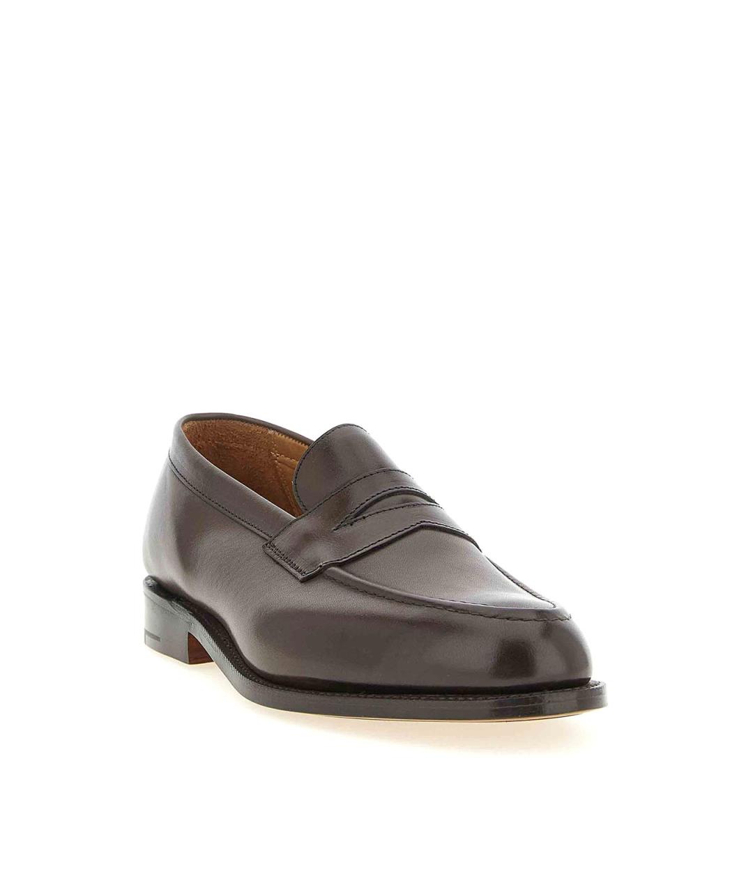 TRICKER'S Коричневые кожаные лоферы, фото 2