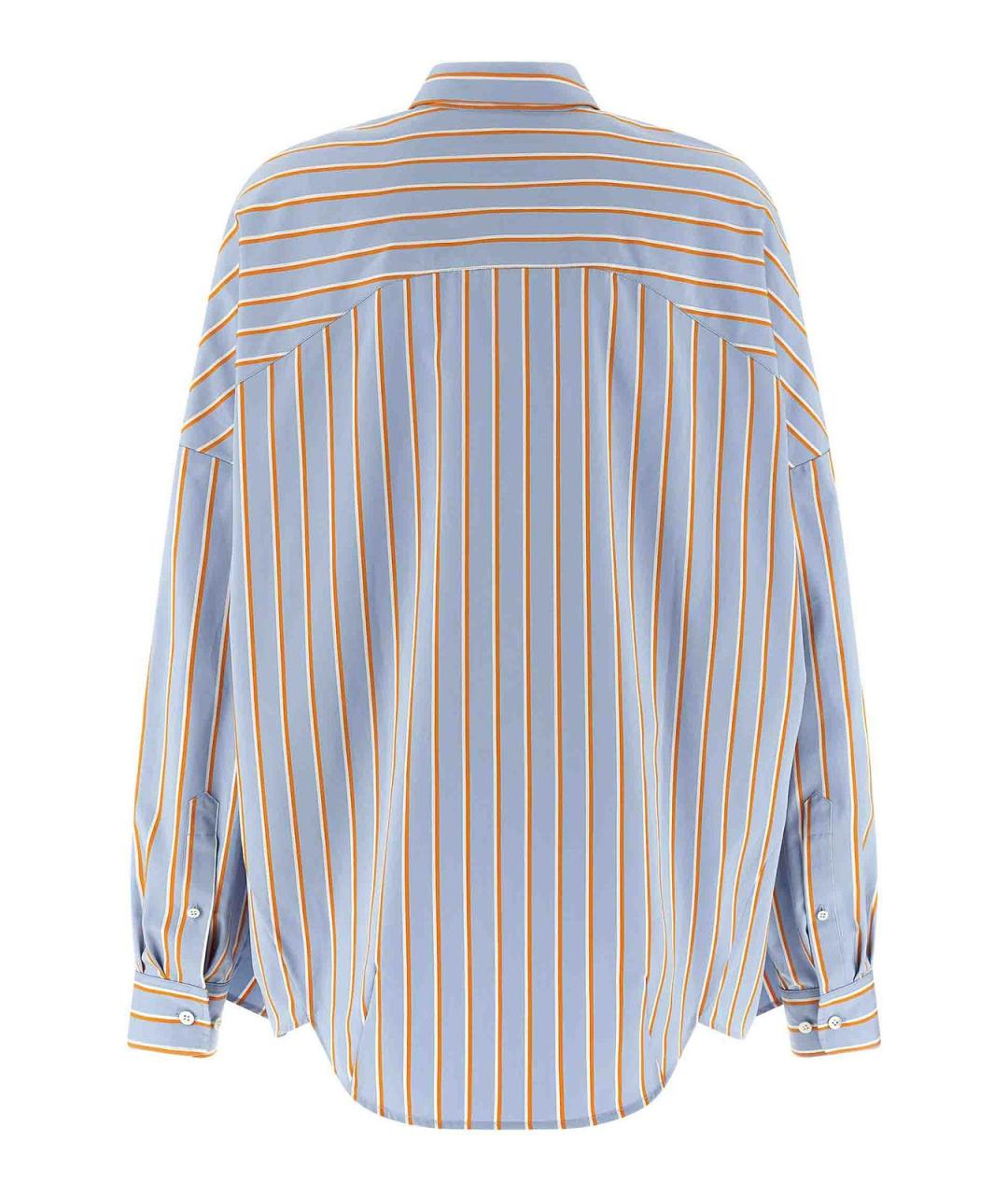 DRIES VAN NOTEN Голубая хлопковая рубашка, фото 2