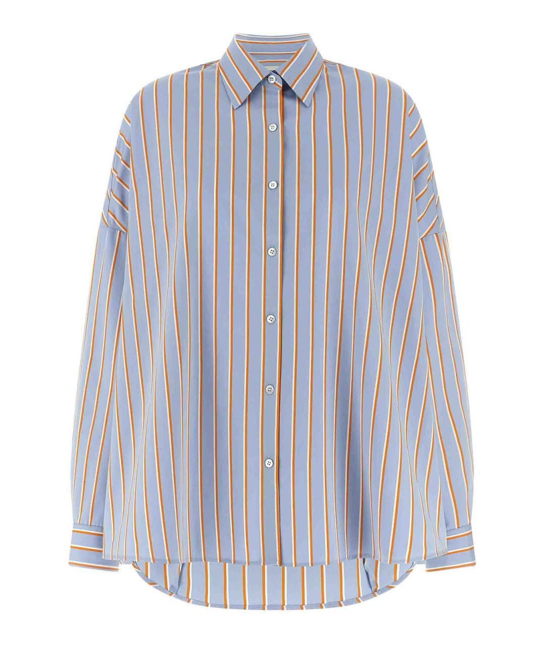 DRIES VAN NOTEN Голубая хлопковая рубашка, фото 1