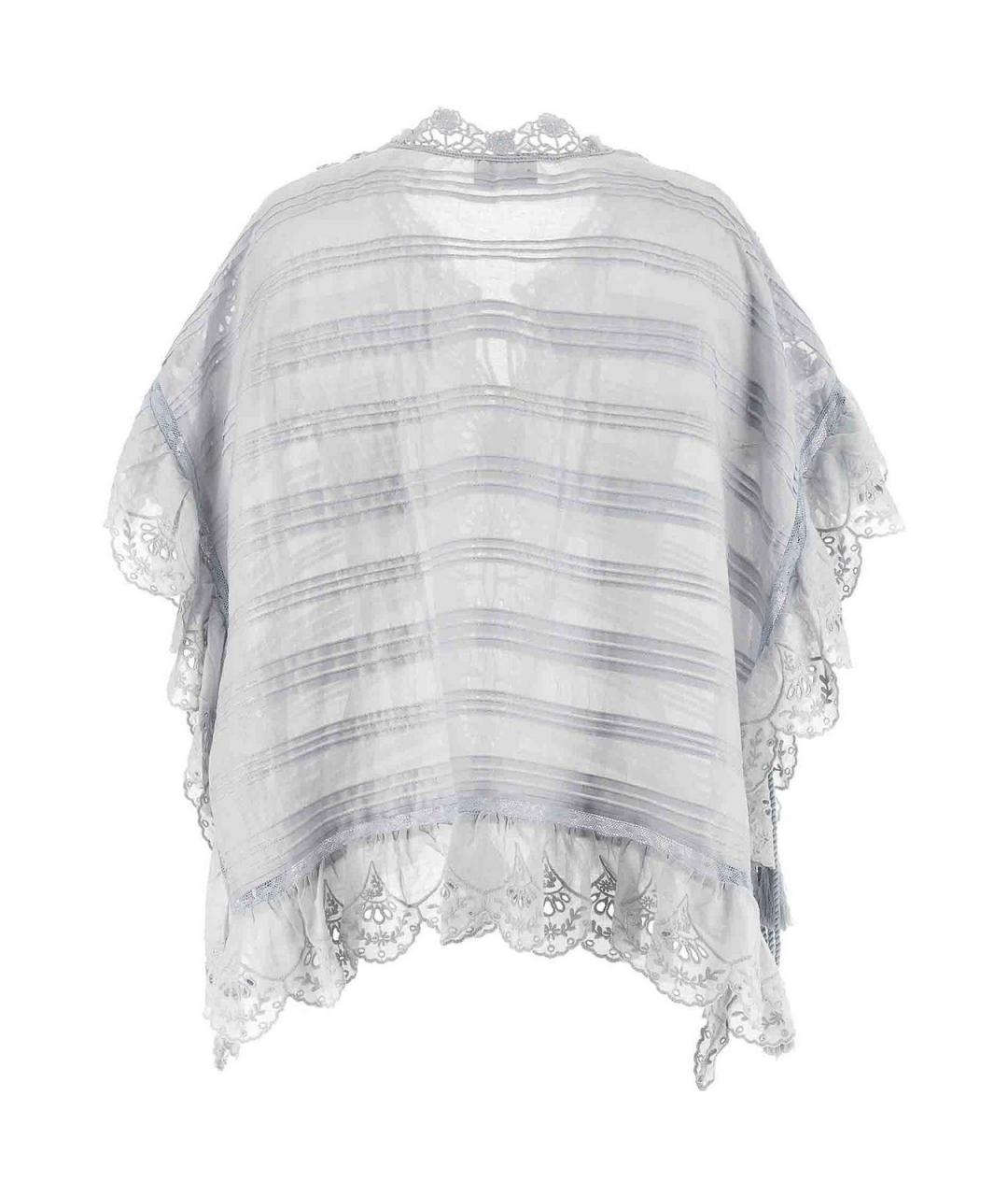 ISABEL MARANT Голубая хлопковая майка, фото 2