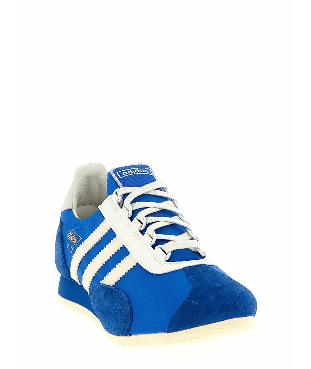 ADIDAS Синие замшевые низкие кроссовки / кеды, фото 2