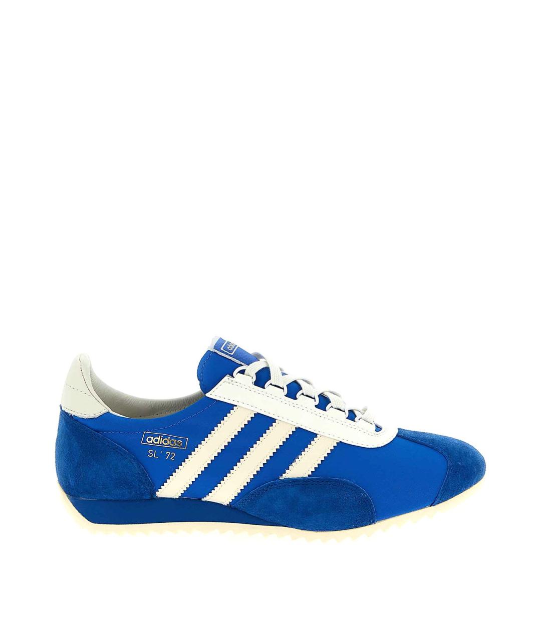 ADIDAS Синие замшевые низкие кроссовки / кеды, фото 1