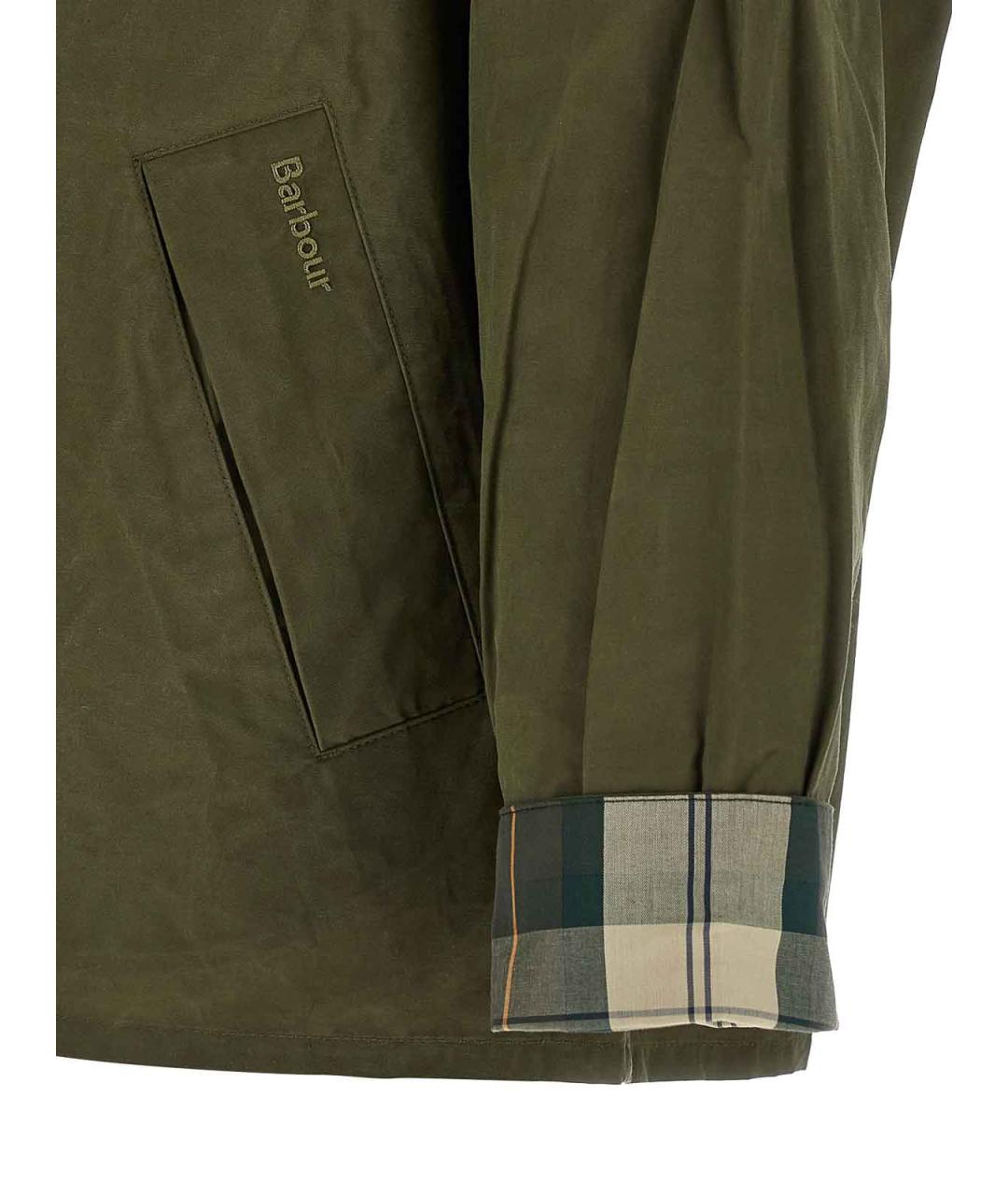 BARBOUR Зеленая хлопковая куртка, фото 5