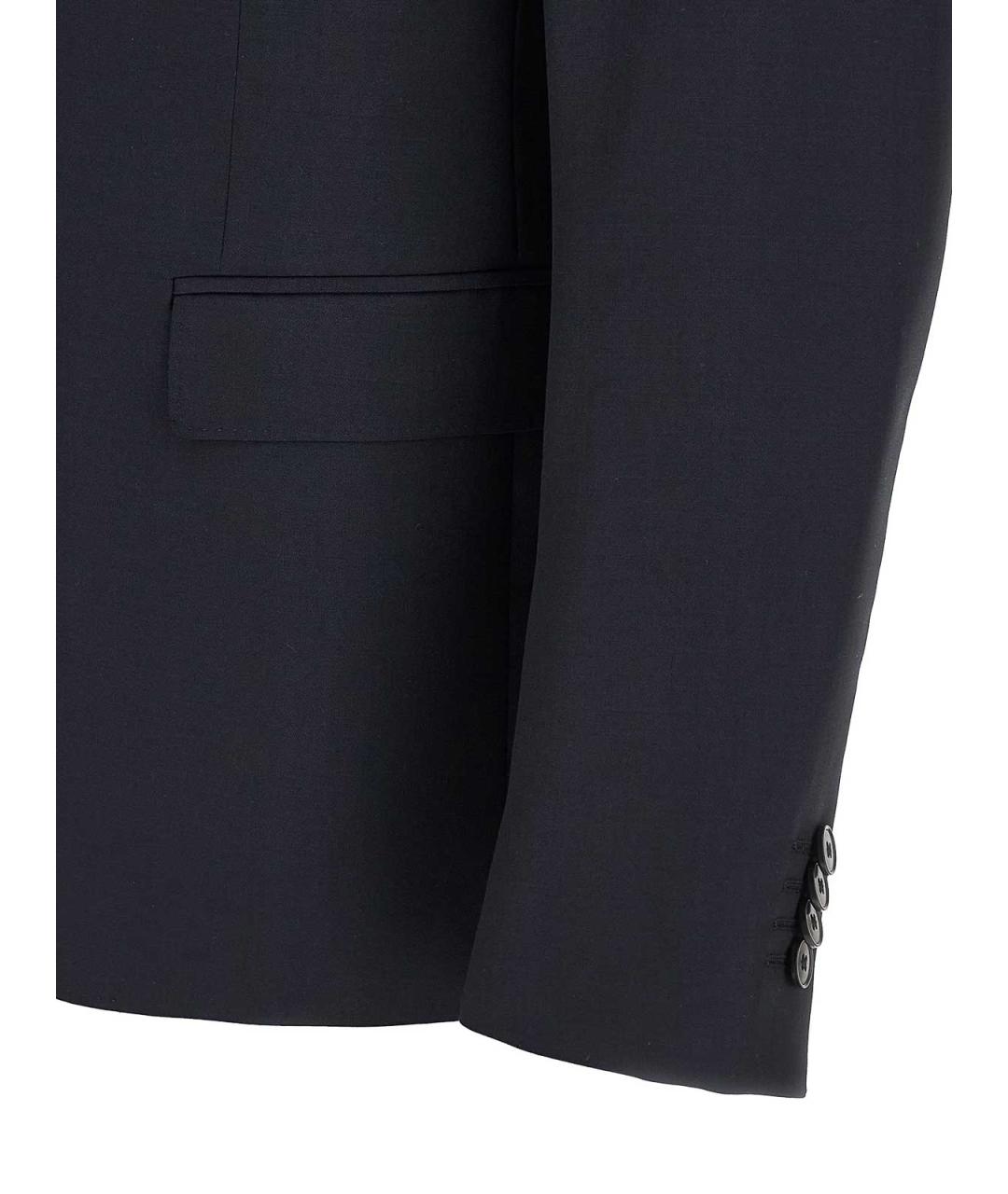 ZEGNA Темно-синий классический костюм, фото 3