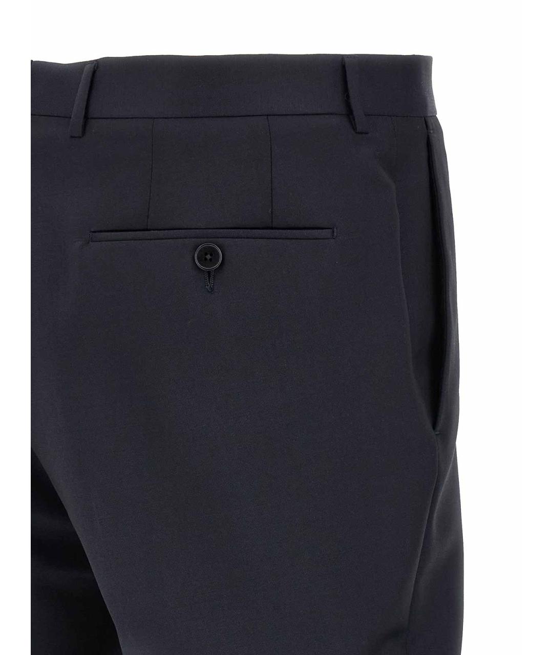 ZEGNA Темно-синий классический костюм, фото 6