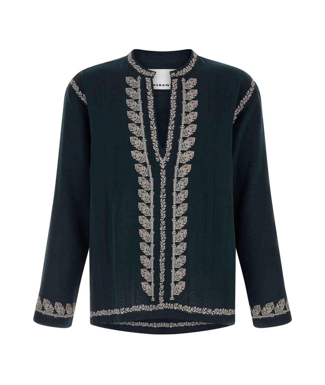ISABEL MARANT Синяя хлопковая кэжуал рубашка, фото 1