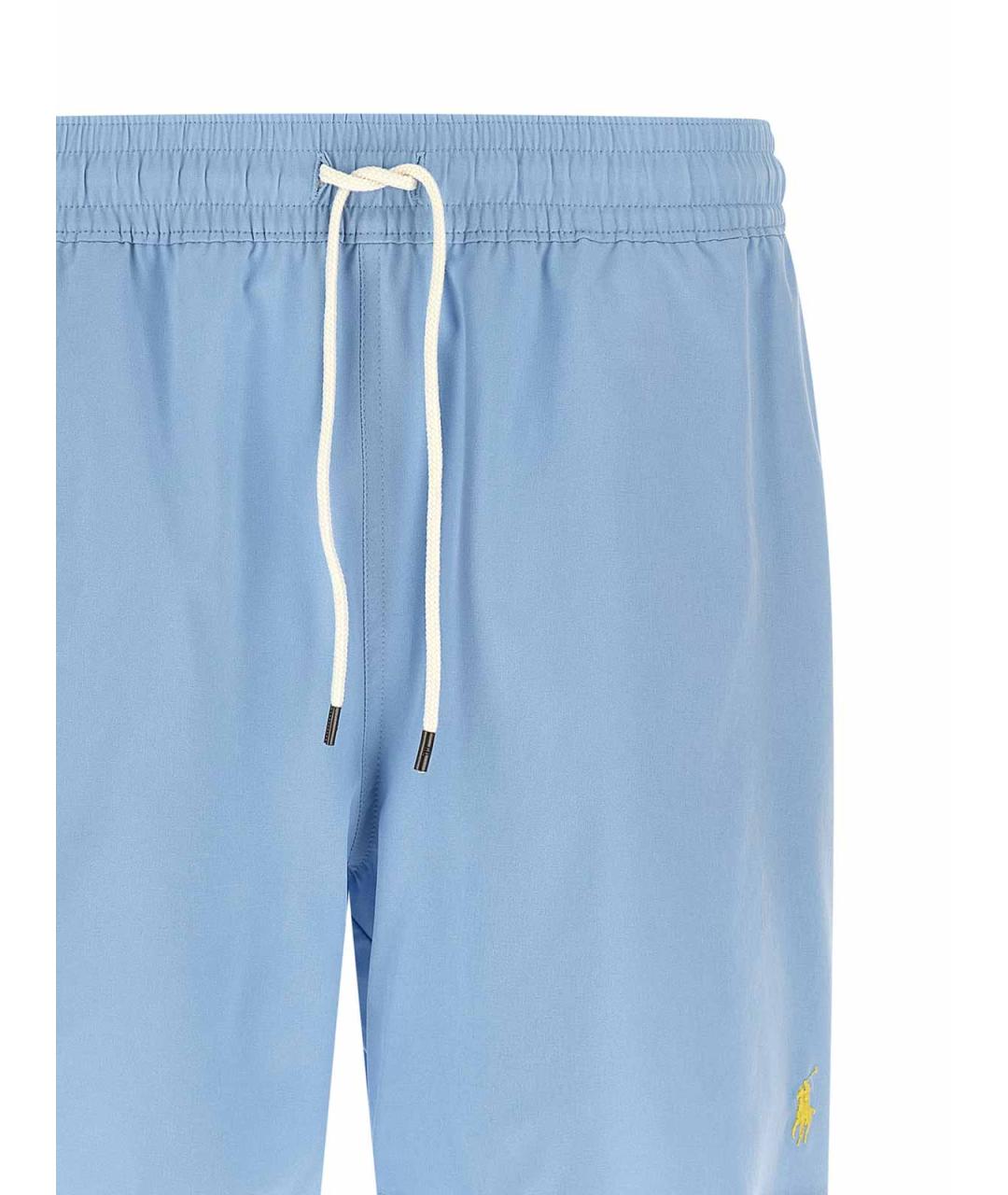 POLO RALPH LAUREN Синие полиэстеровые плавки, фото 3