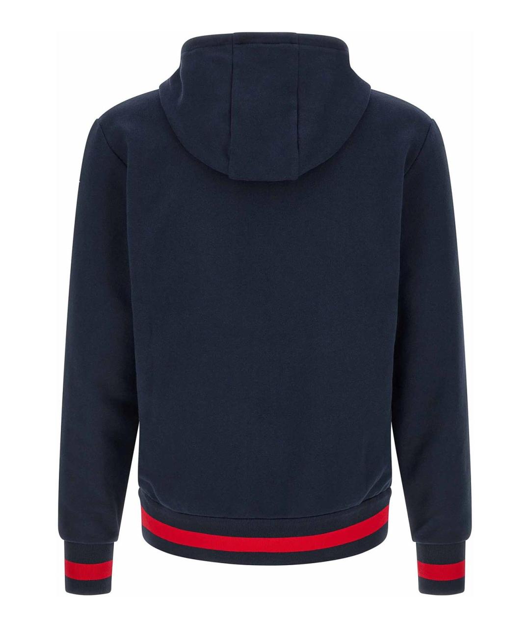 KITON Темно-синий хлопковый спортивный костюм, фото 2