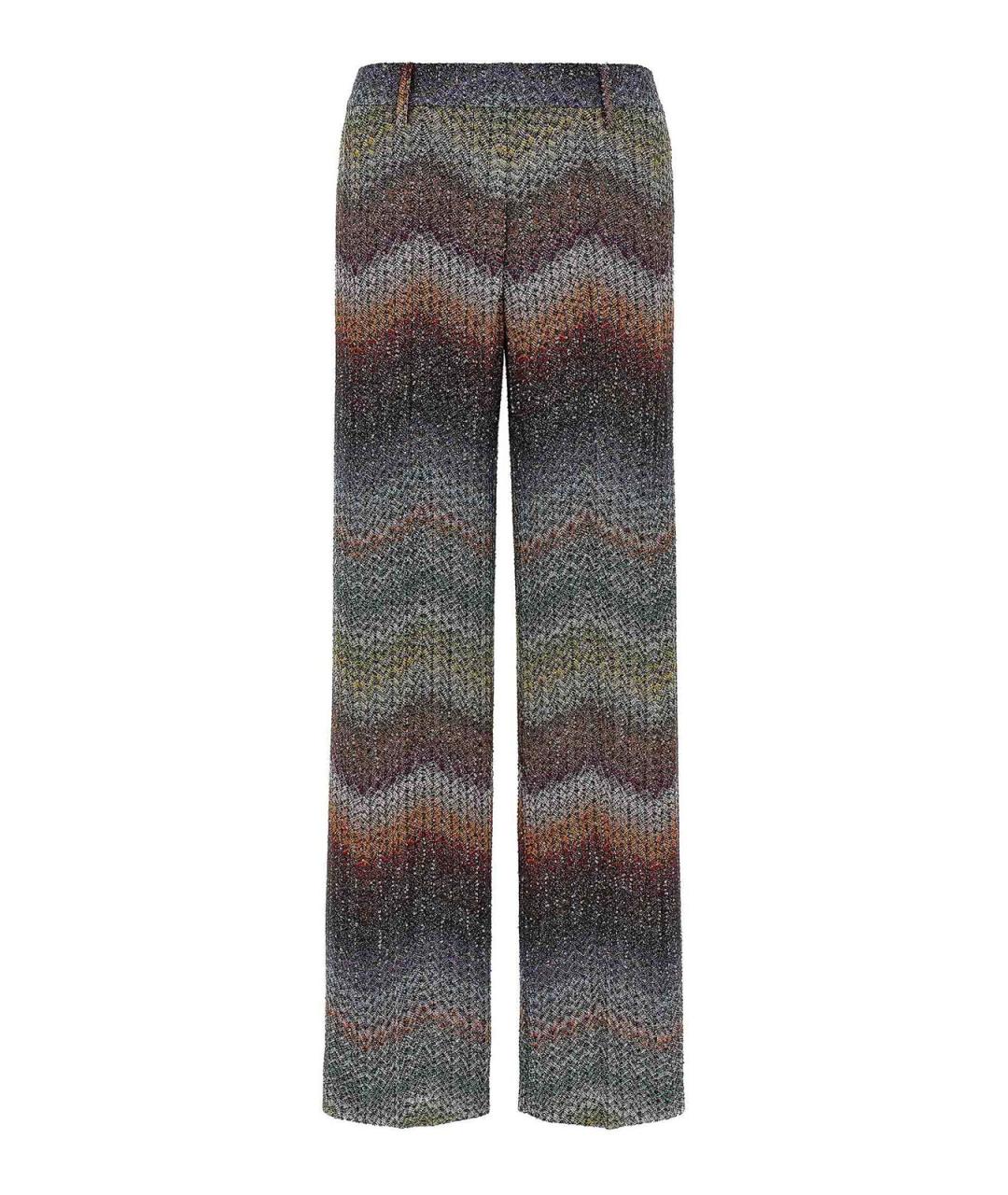 MISSONI Мульти вискозные прямые брюки, фото 1