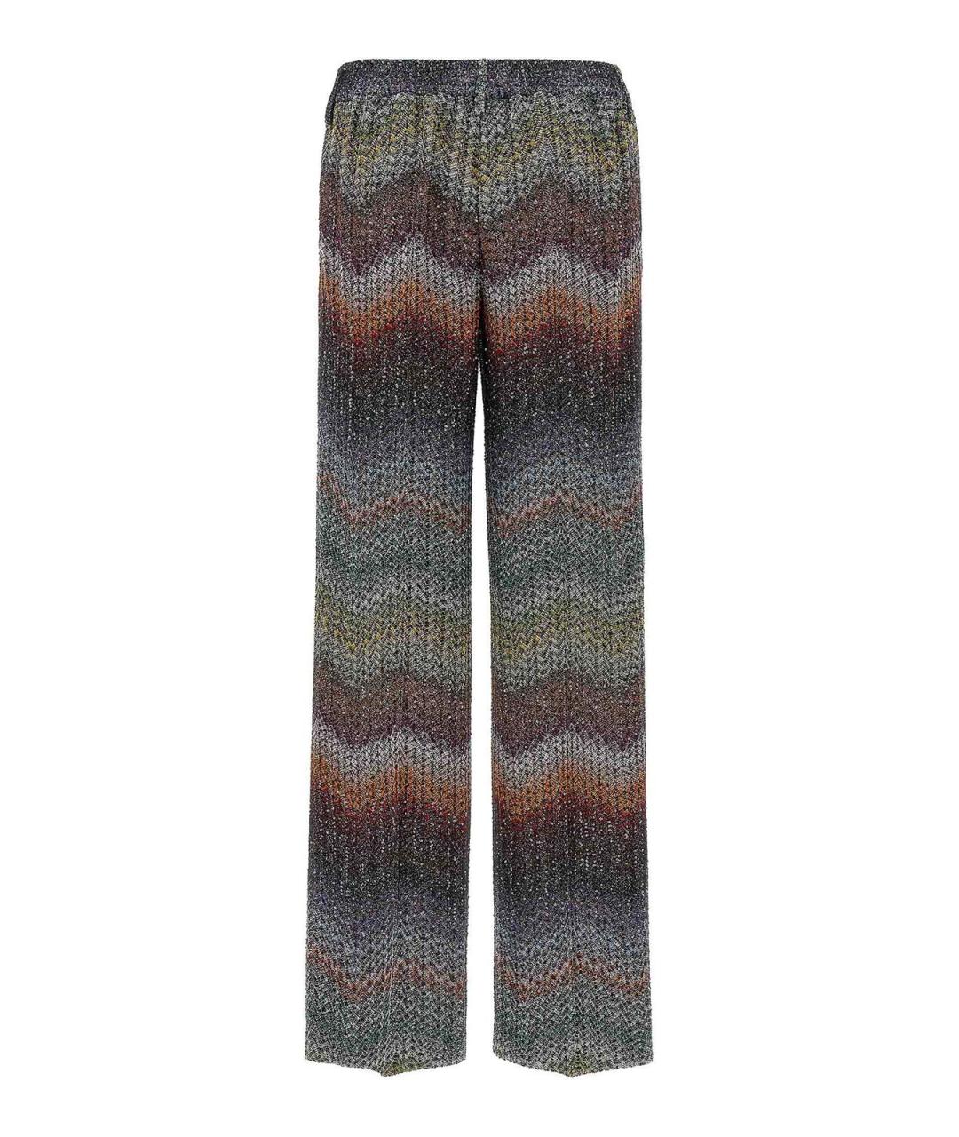 MISSONI Мульти вискозные прямые брюки, фото 2
