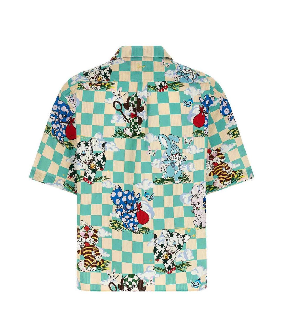 KENZO Мульти хлопковая классическая рубашка, фото 2
