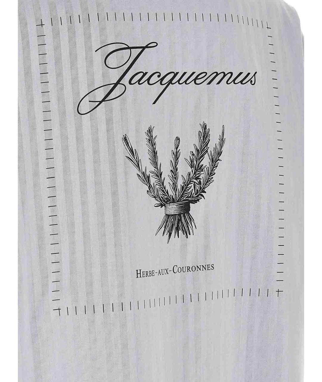 JACQUEMUS Мульти хлопковая классическая рубашка, фото 4