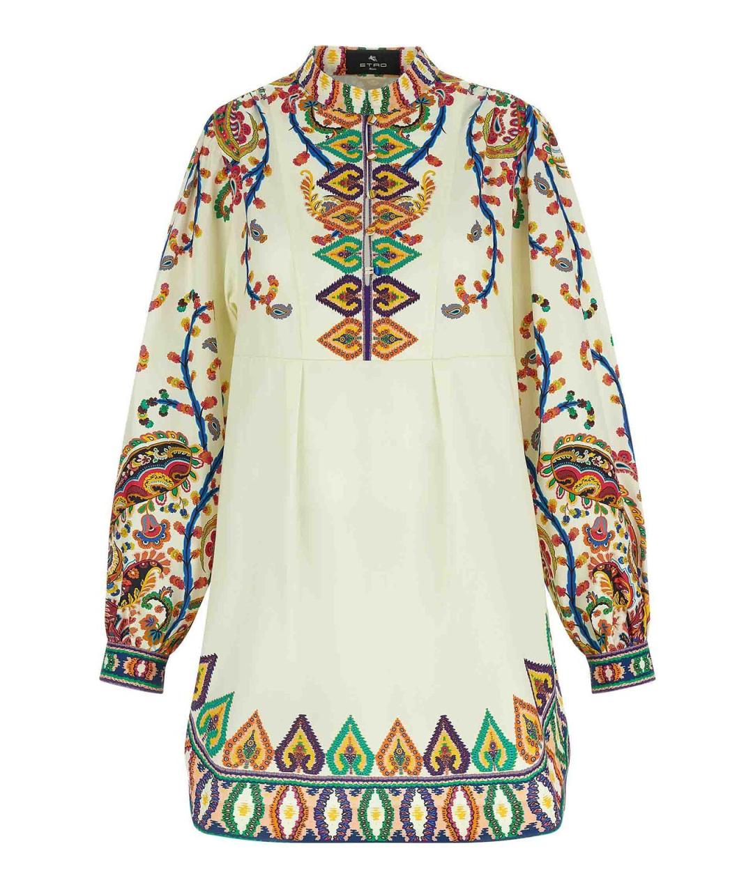 ETRO Мульти хлопковое повседневное платье, фото 1